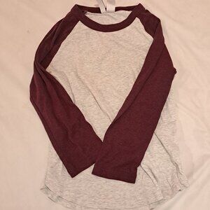 Girls Baseball Tee Size S